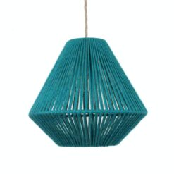 Luminária Pendente em corda náutica Jade
