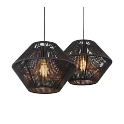 Luminária Pendente em corda náutica Argos