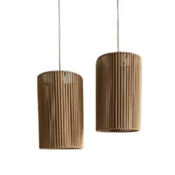 Luminária Pendente em corda náutica Creta