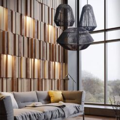 Trio de luminárias pendentes Alba