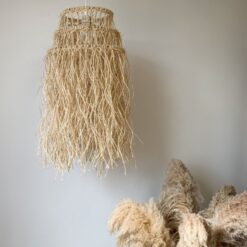 Alma Boêmia - Luminária de Rami Artesanal