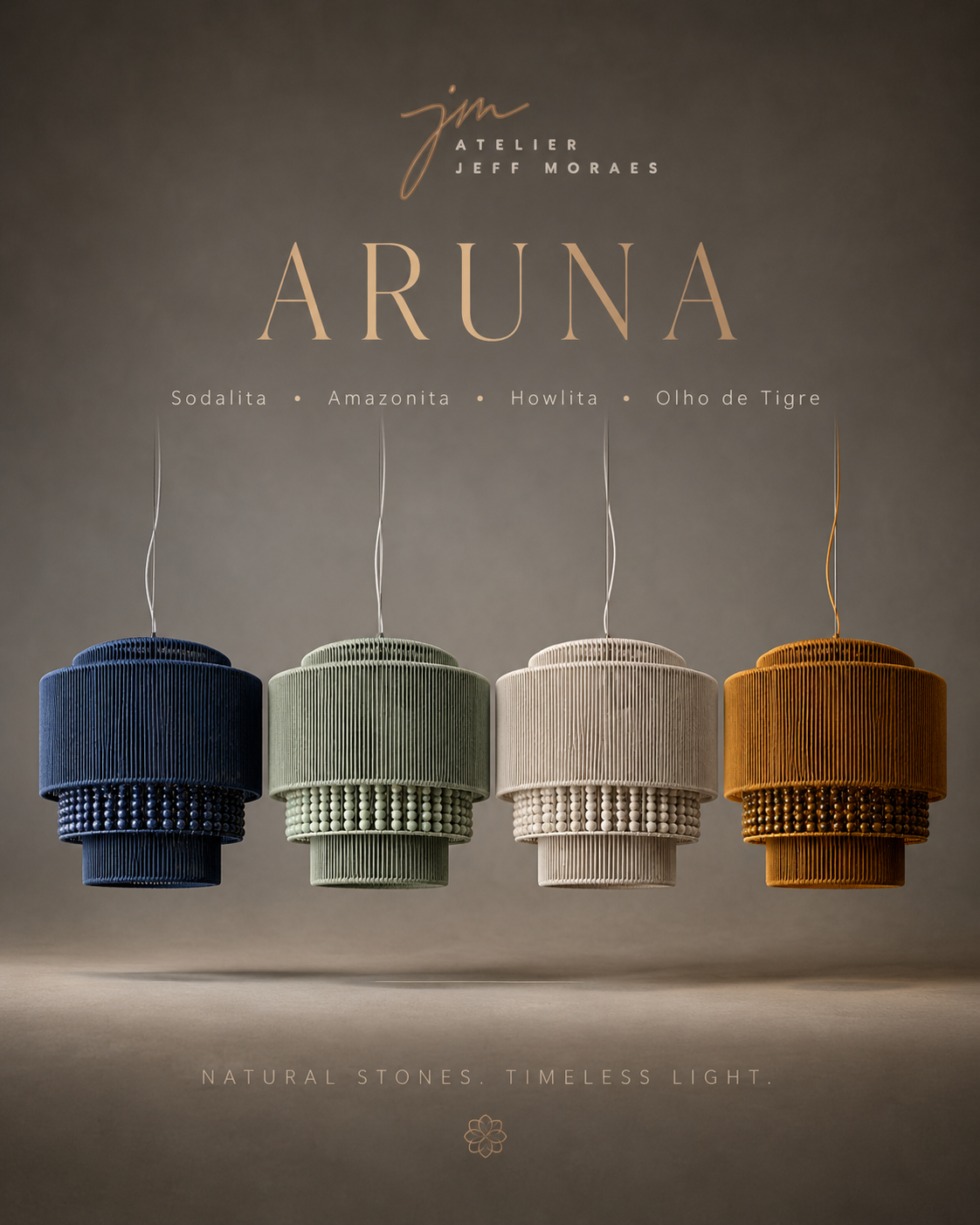 luminária pendente aruna — coleção arcana luminária pendente aruna — coleção arcana